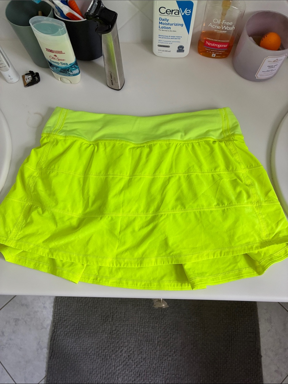 lululemon athletica Neon Yellow Tennis skirt